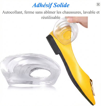 Semelles correctrices en gel silicone pour genoux O/X et pieds plats