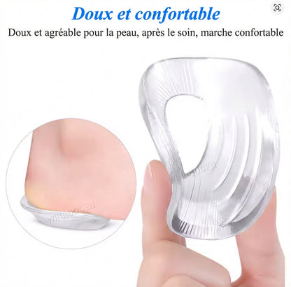 Semelles correctrices en gel silicone pour genoux O/X et pieds plats